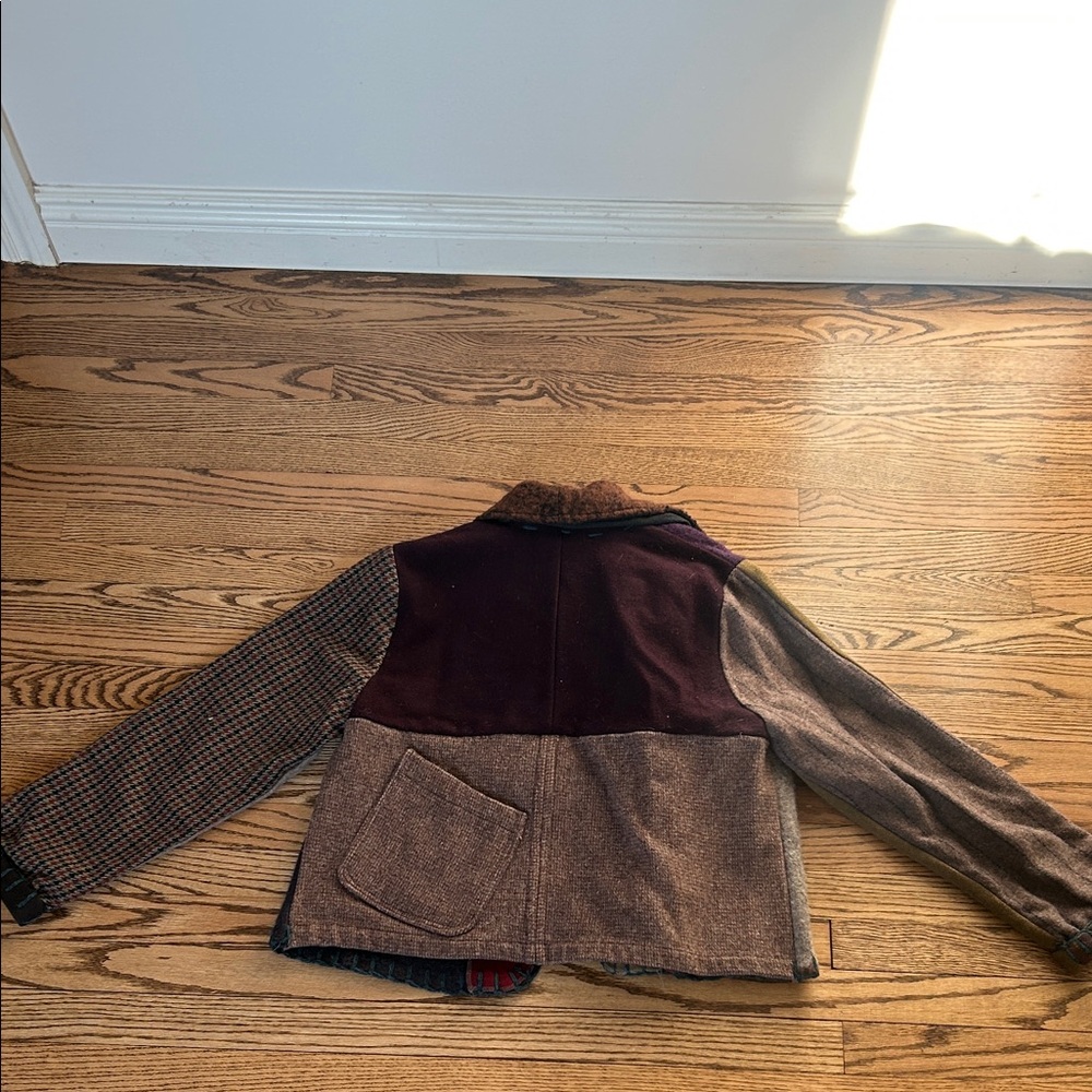 Multicolor Patchwork Women's Blazer - image 2